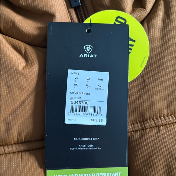 Ariat Vest
New
Mens
Large - Picture 2 of 3